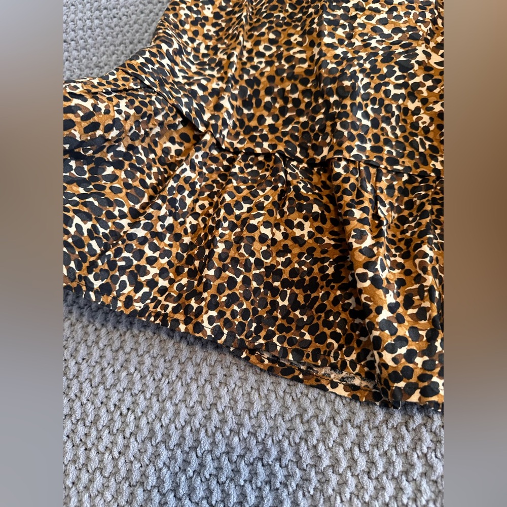 Old Navy Leopard Print Midi Dress in Brown and Black - Picture 10 of 14